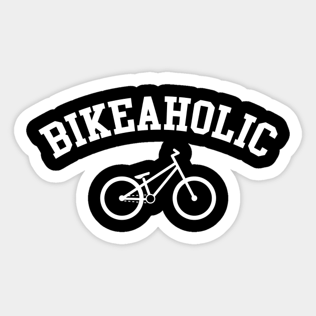 BIKEAHOLIC dirtjump Sticker by reigedesign